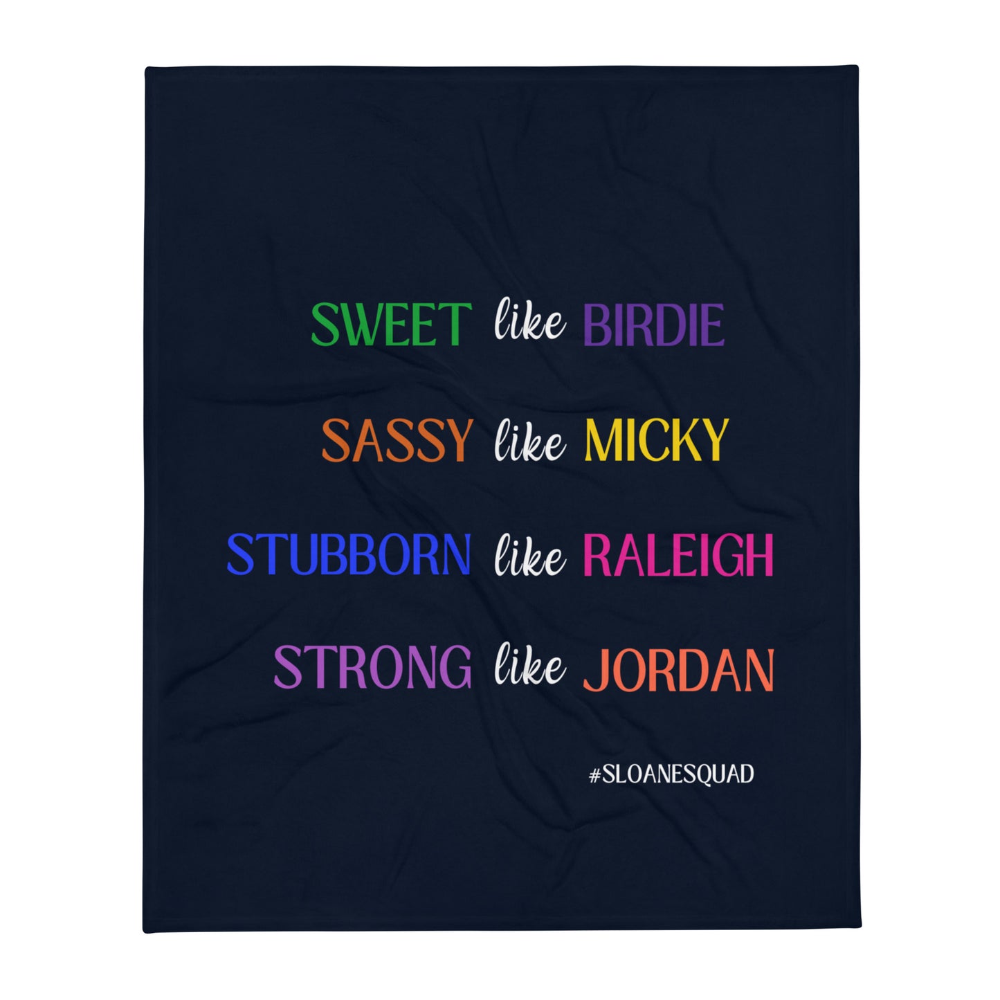 Sloane Squad Throw Blanket