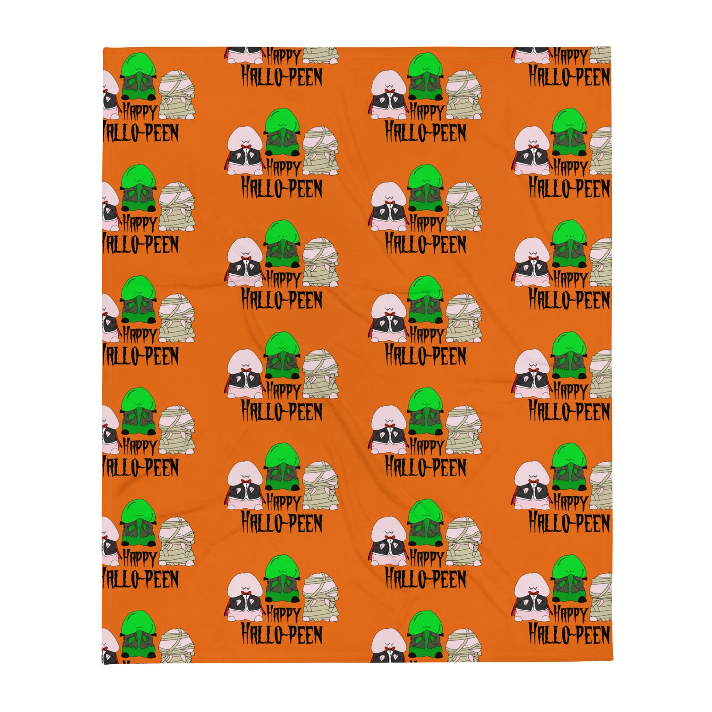 Hallo-peen Throw Blanket