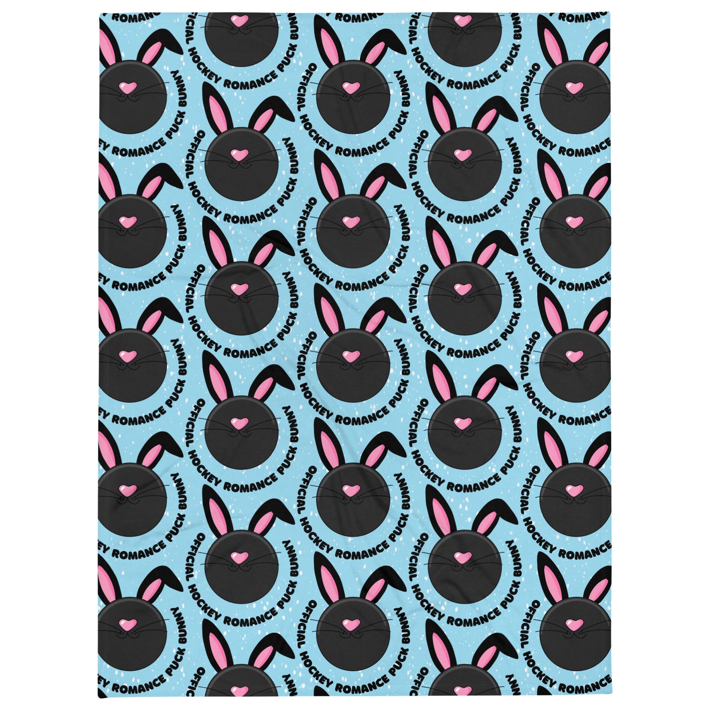 Hockey Romance Puck Bunny Blanket