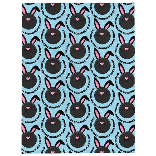 Hockey Romance Puck Bunny Blanket