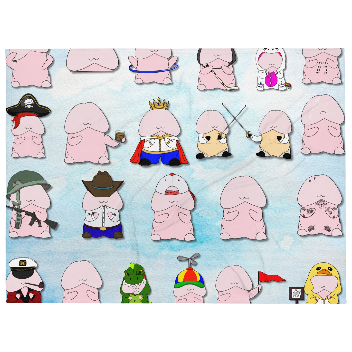 Mr. Happy and Friends Blanket