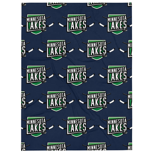 Lakes Hockey Throw Blanket