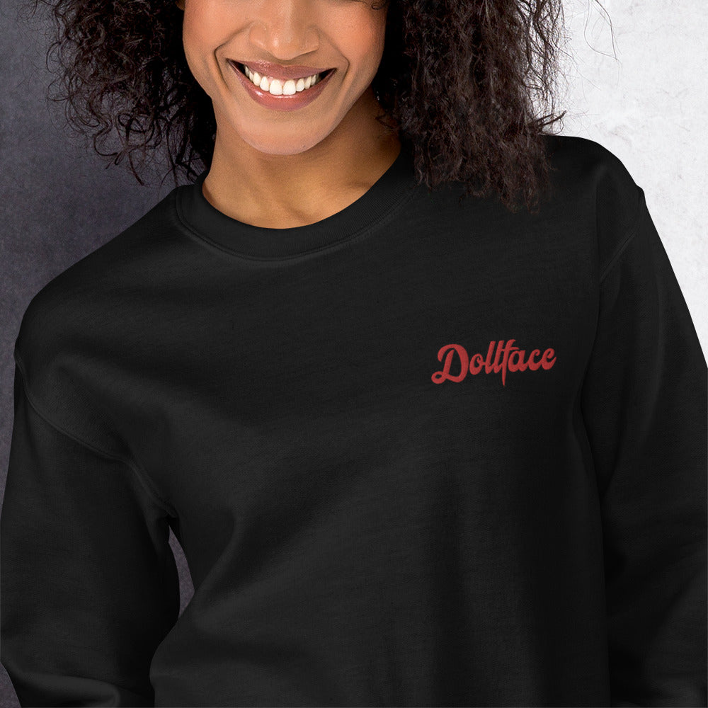 MR- Dollface Nickname Embroidered Sweatshirt