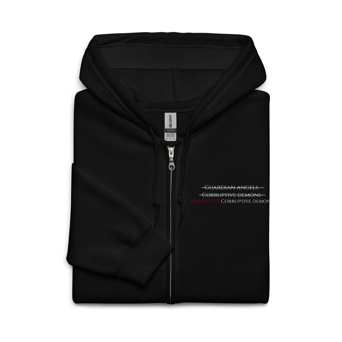Protective Corruptive Demons zip hoodie