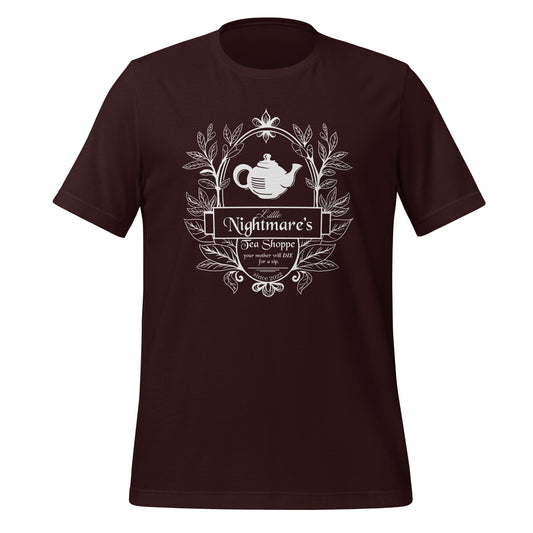 Little Nightmare's Tea Shoppe t-shirt