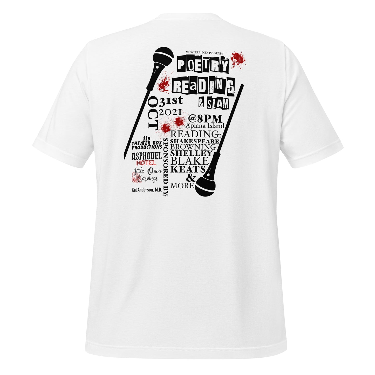 Promises & Pomegranates Poetry Slam t-shirt