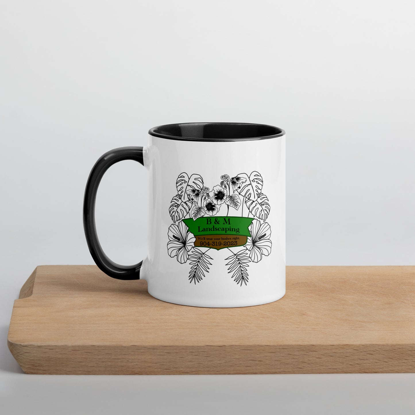 B & M Landscaping Mug