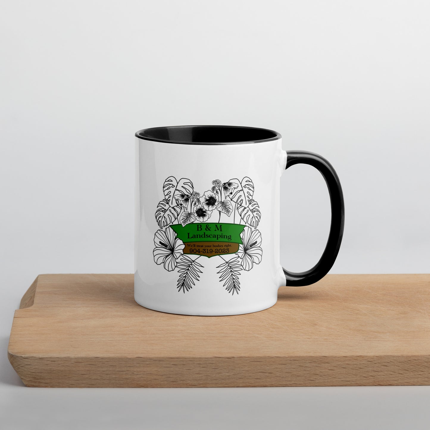 B & M Landscaping Mug