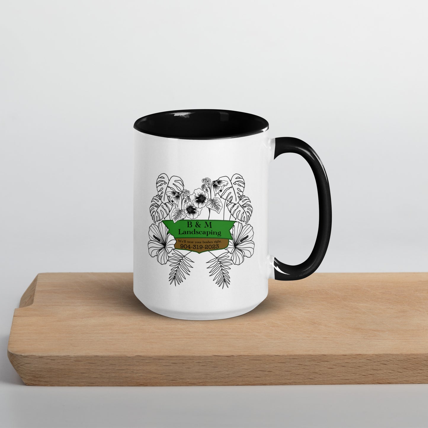 B & M Landscaping Mug