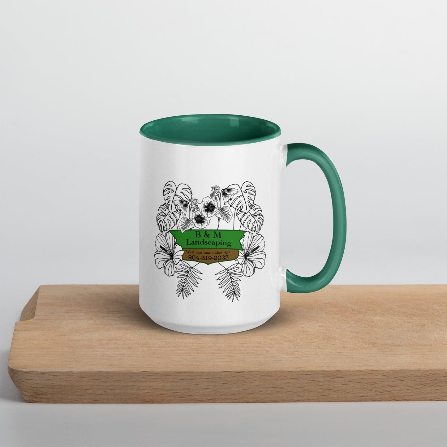 B & M Landscaping Mug