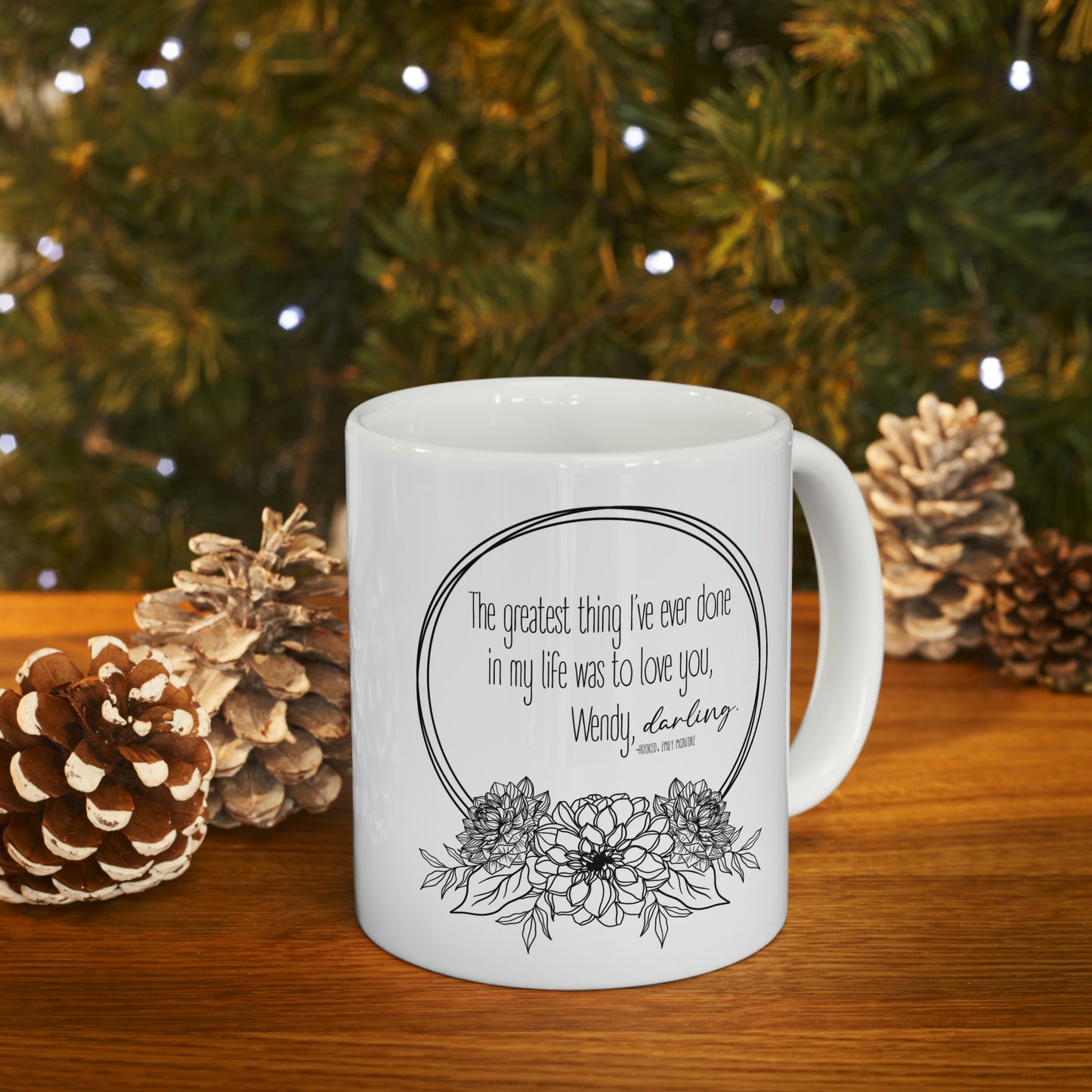 Hooked Quote Ceramic Mug 11oz