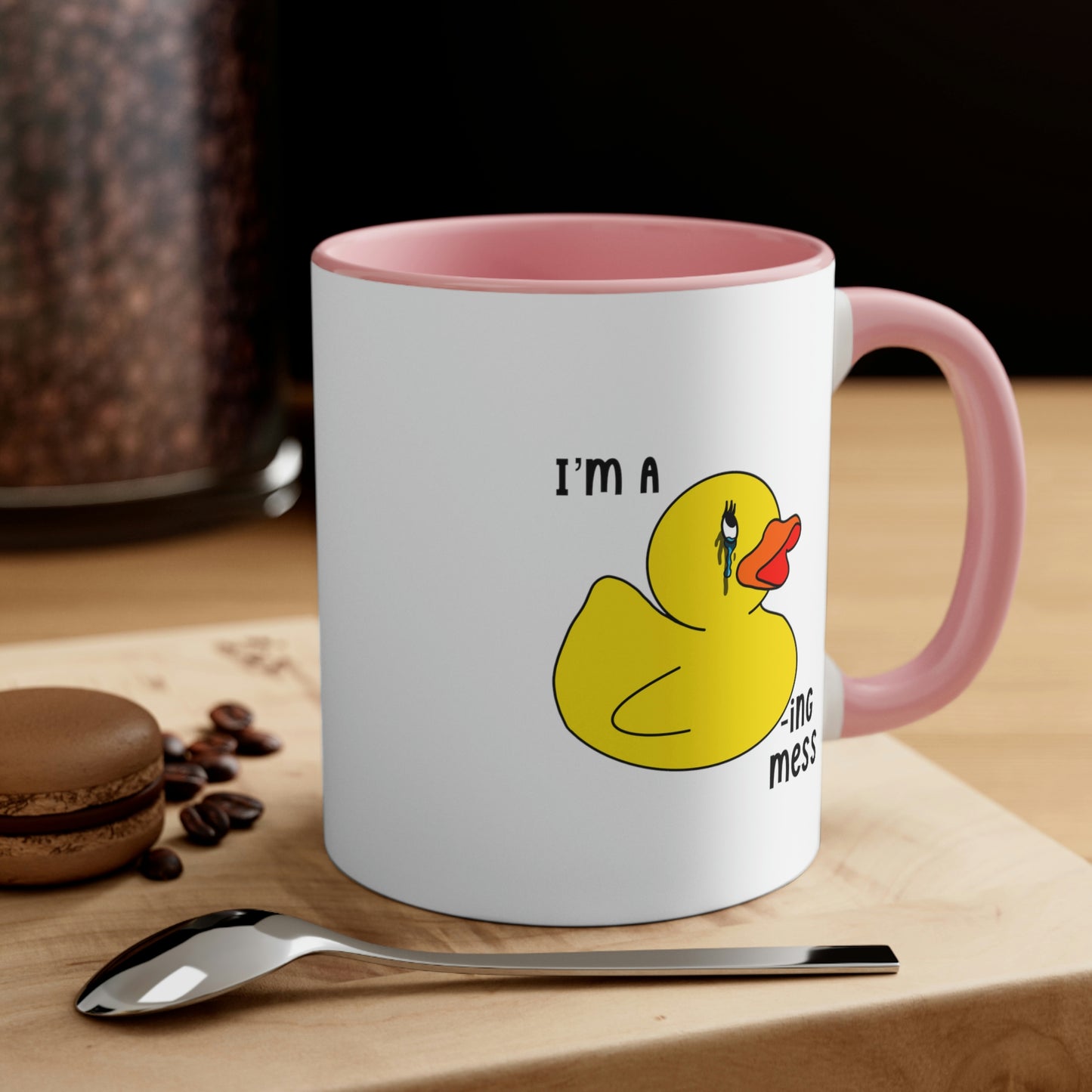 Ducking Mess Coffee Mug, 11oz