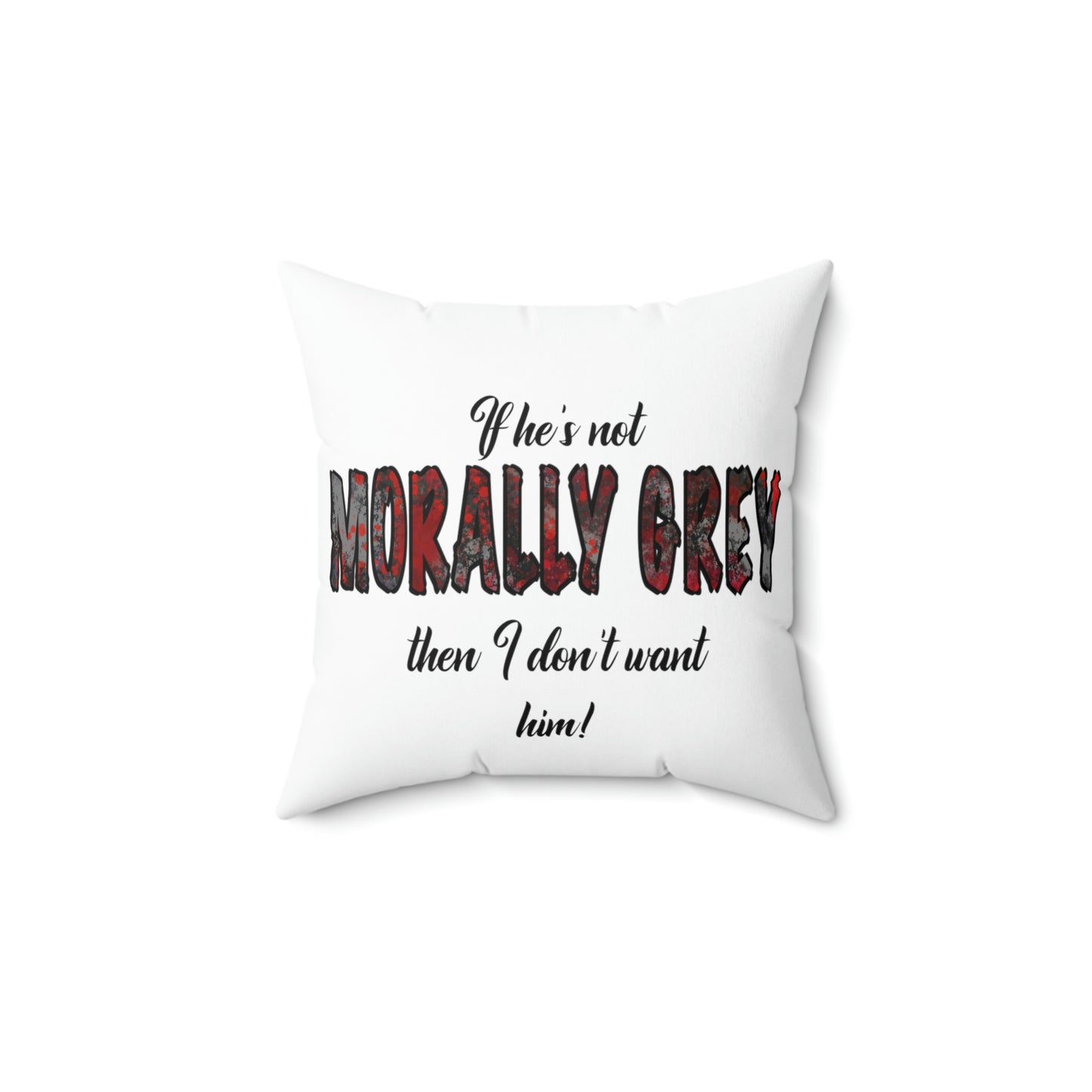 Dark Romance Reader Pillow