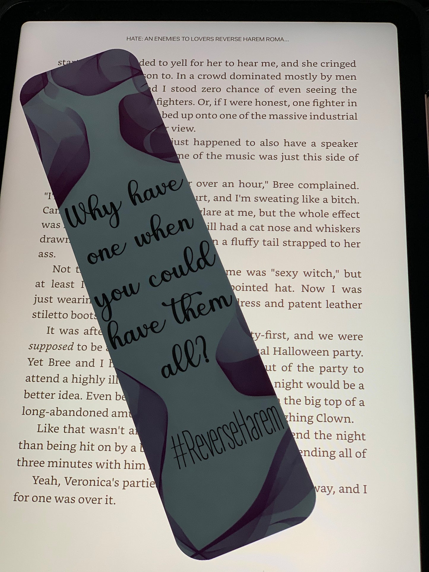 CLEARANCE 8x2 RH Romance Bookmark
