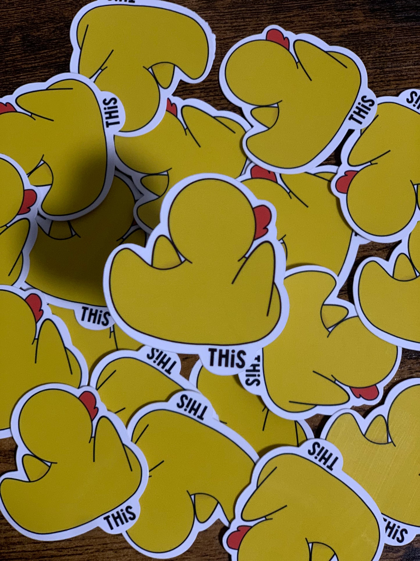 DUCK this Sticker