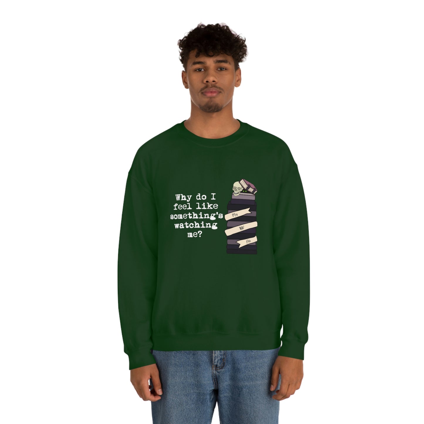 TBR Book Lover Dark Color Crewneck Sweater