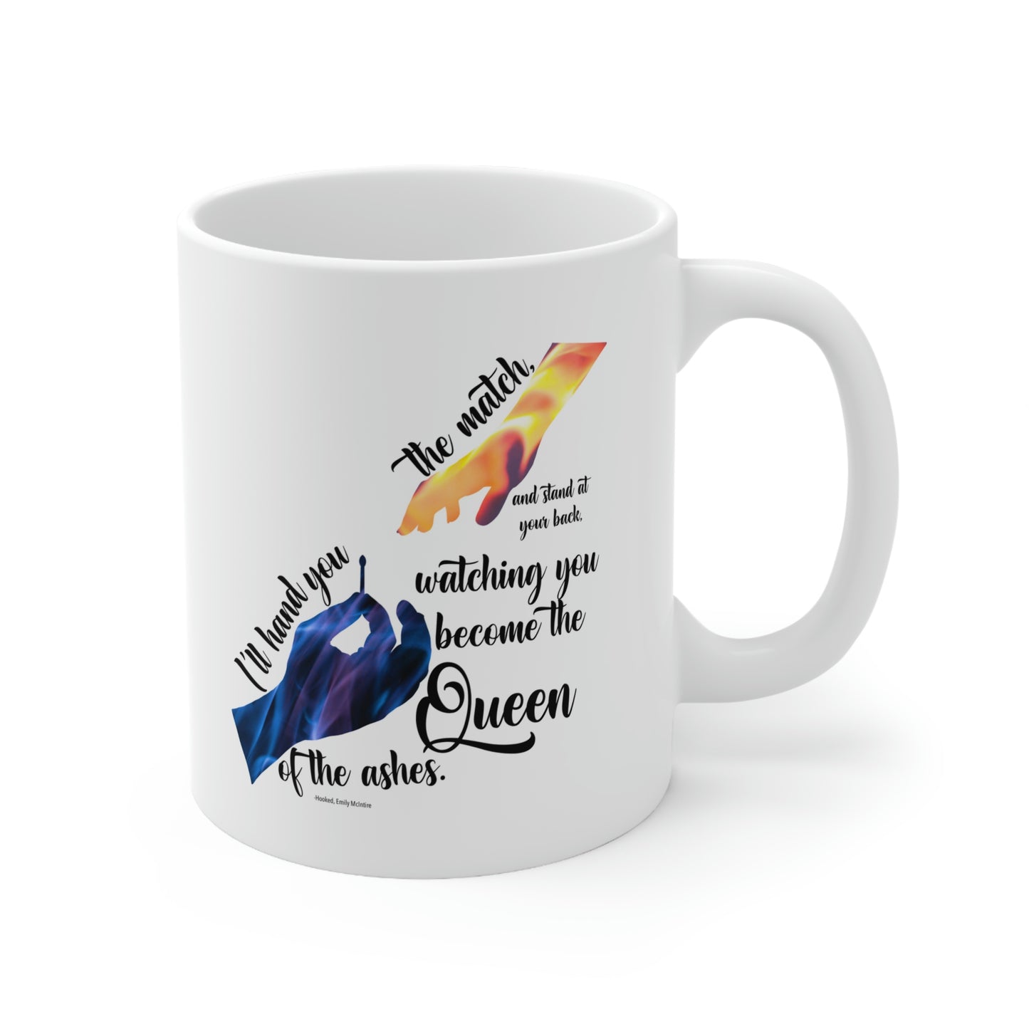 Hooked Quote Ceramic Mug 11oz