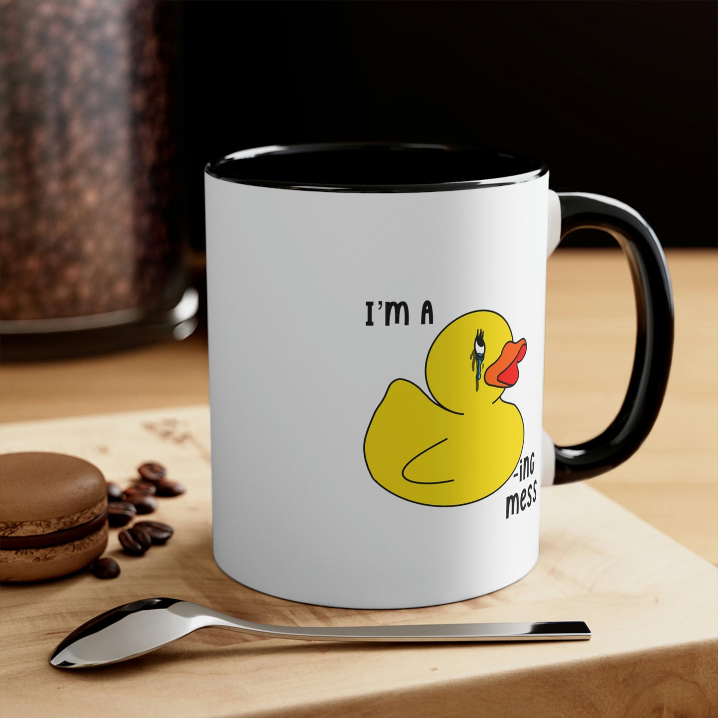 Ducking Mess Coffee Mug, 11oz