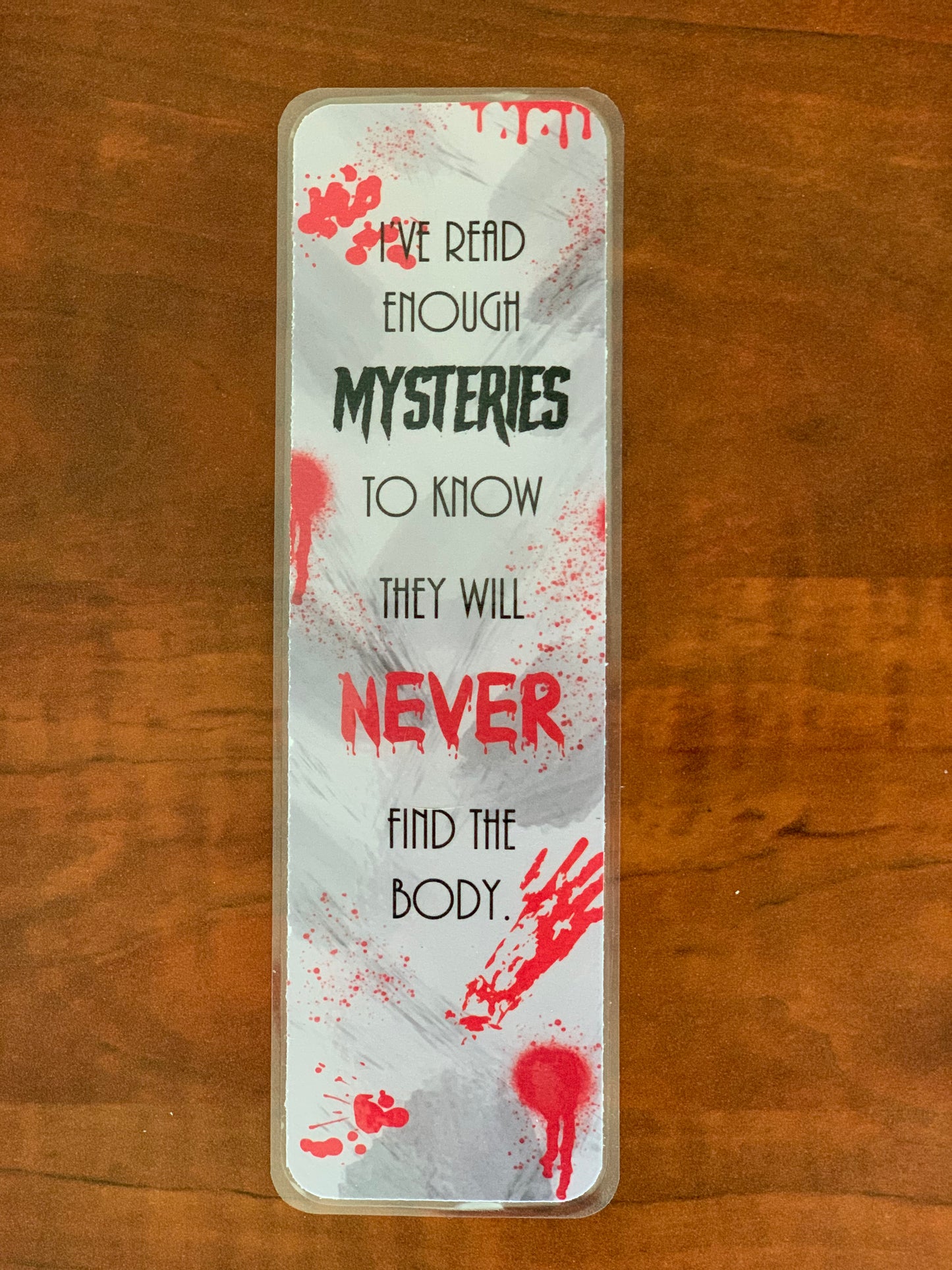 No Body Mystery Bookmark