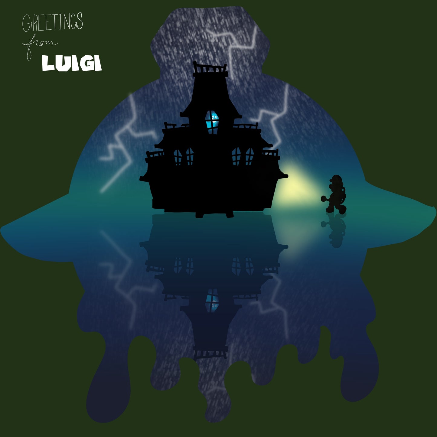Luigi's Mansion Inspired Keychain