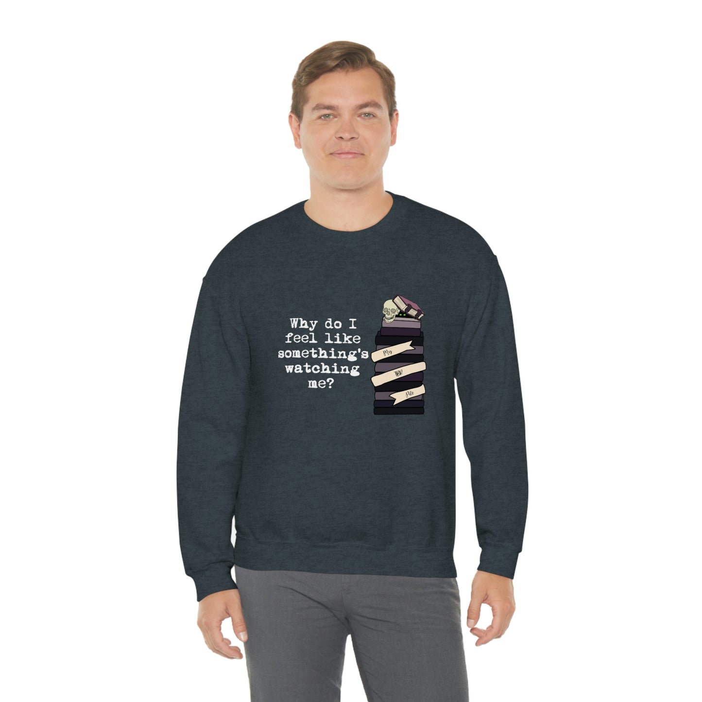 TBR Book Lover Dark Color Crewneck Sweater