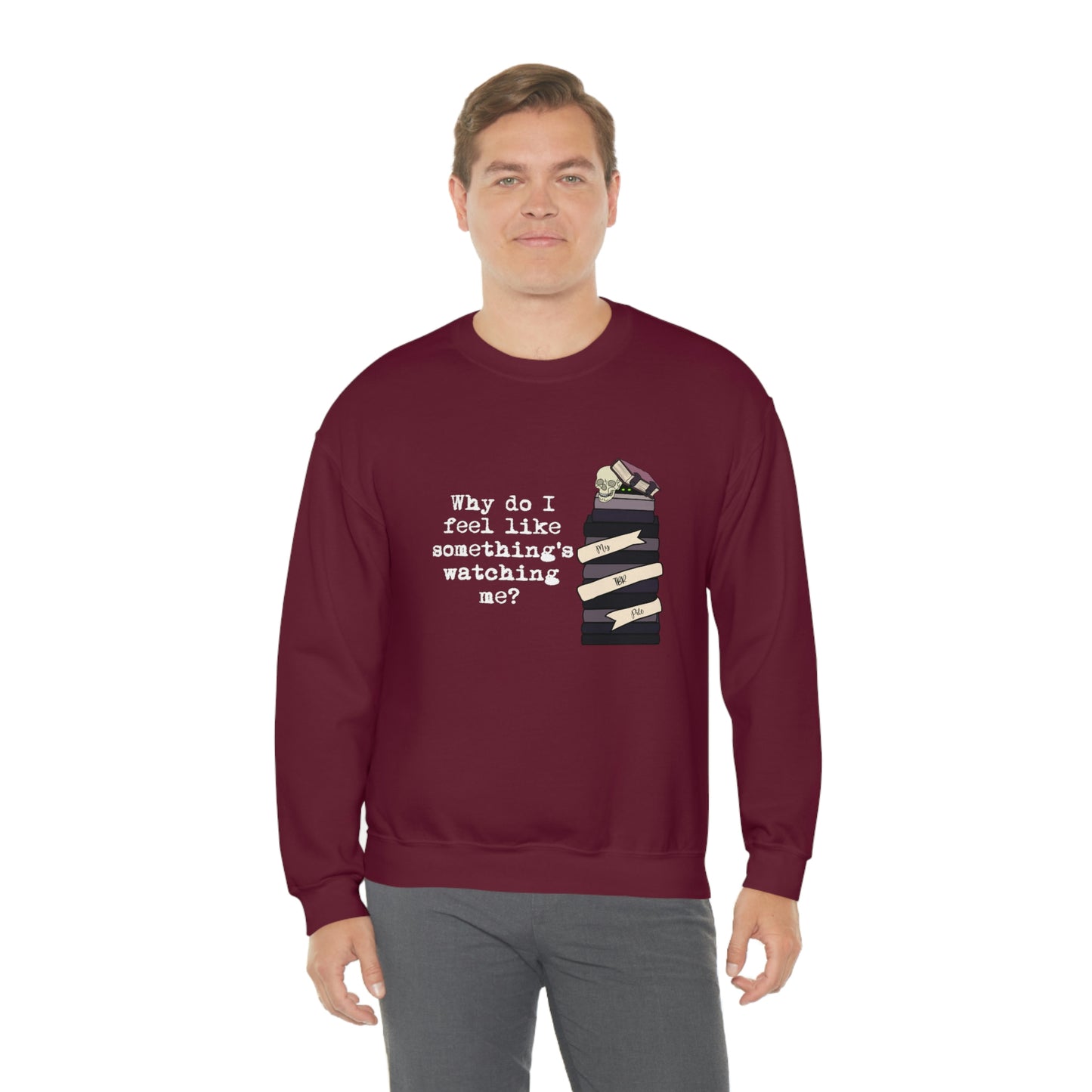 TBR Book Lover Dark Color Crewneck Sweater