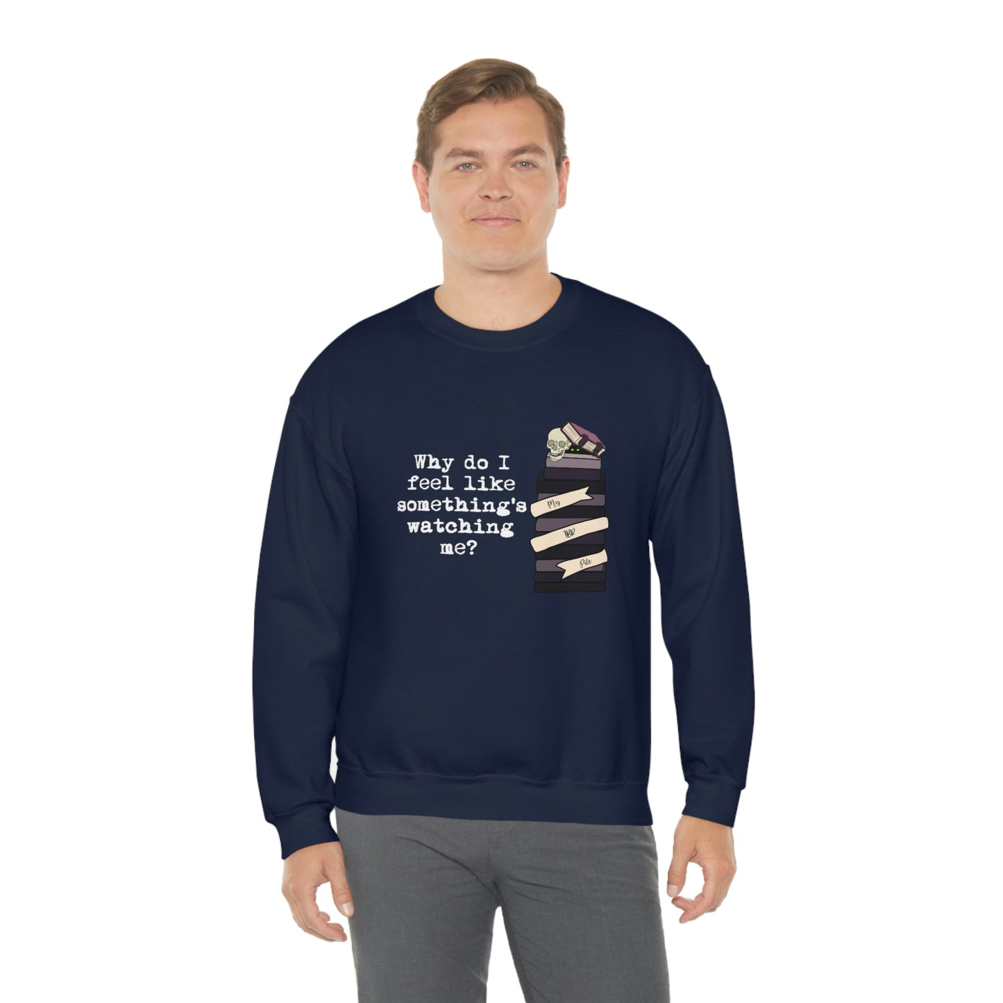 TBR Book Lover Dark Color Crewneck Sweater