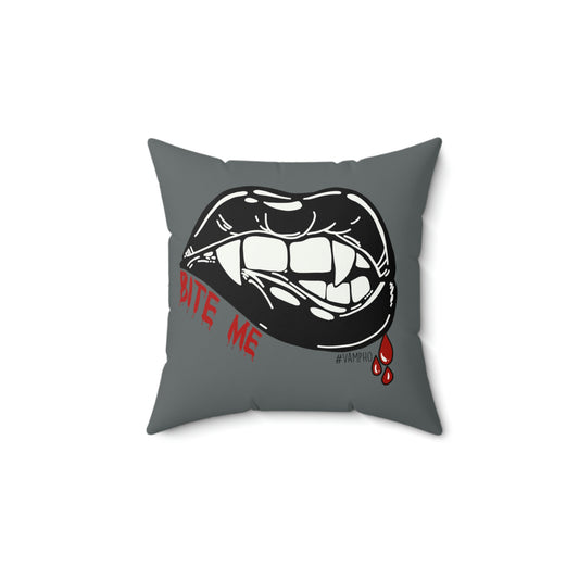Bite Me Vampire Pillow