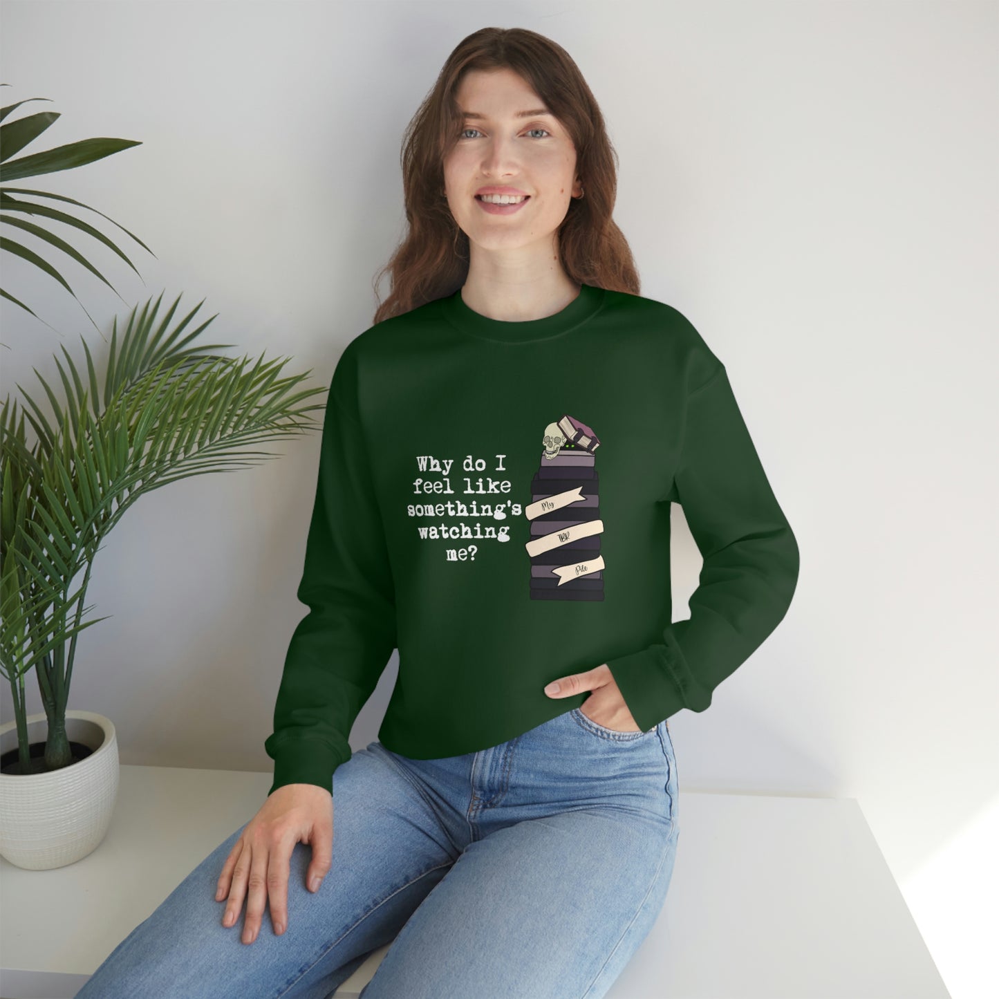 TBR Book Lover Dark Color Crewneck Sweater