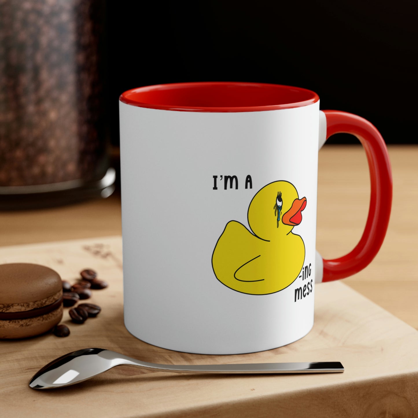 Ducking Mess Coffee Mug, 11oz