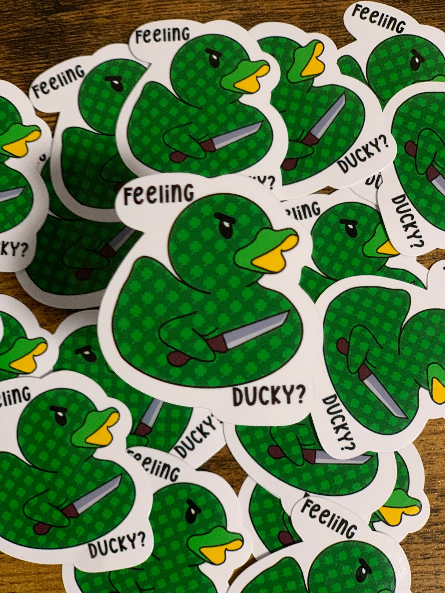 Feeling DUCK-y Sticker