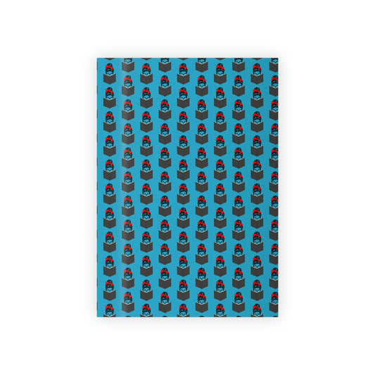 bookish reader gift wrapping paper