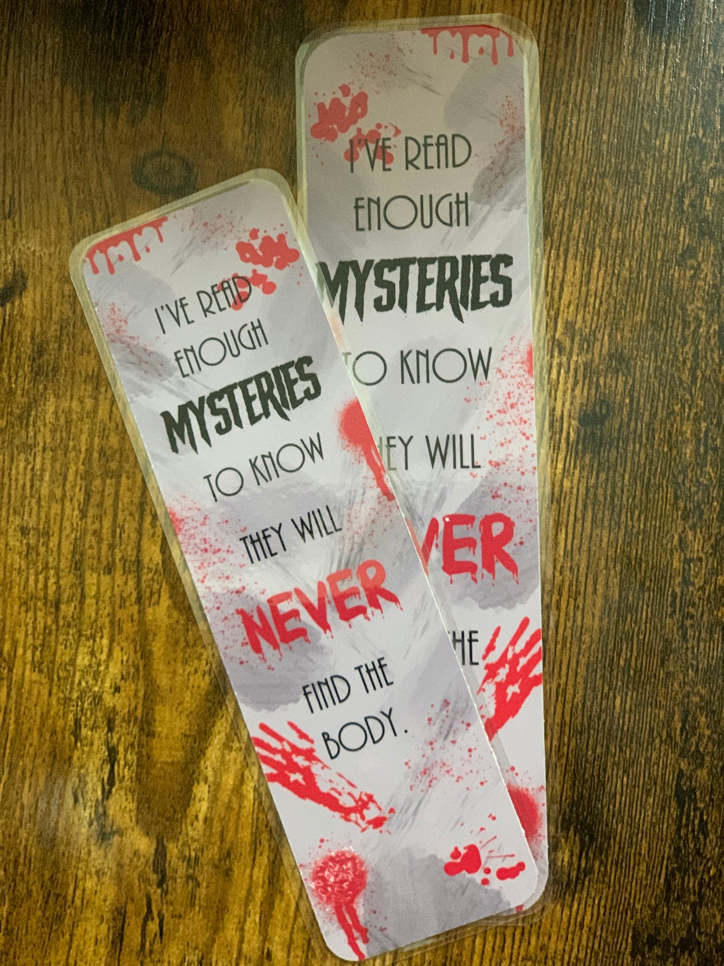 No Body Mystery Bookmark
