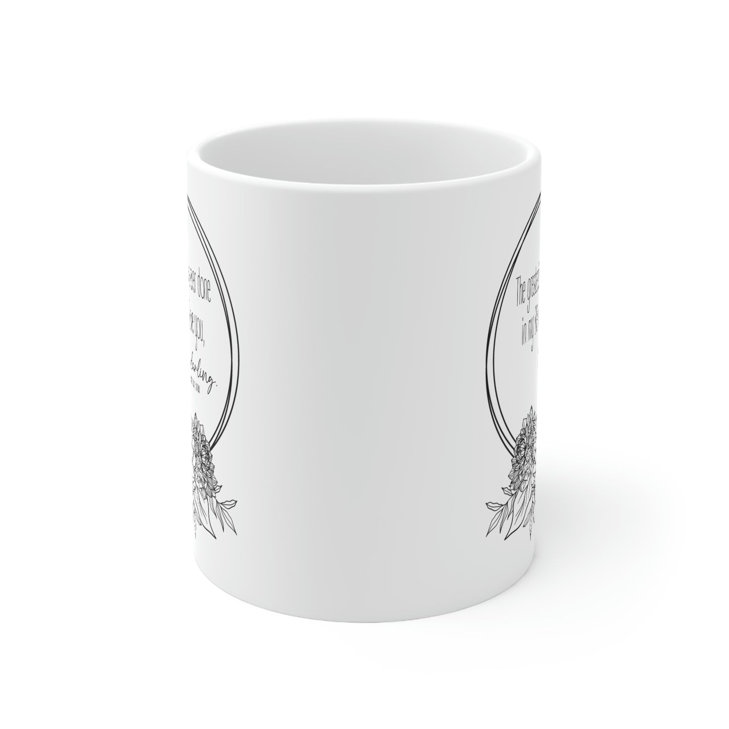 Hooked Quote Ceramic Mug 11oz