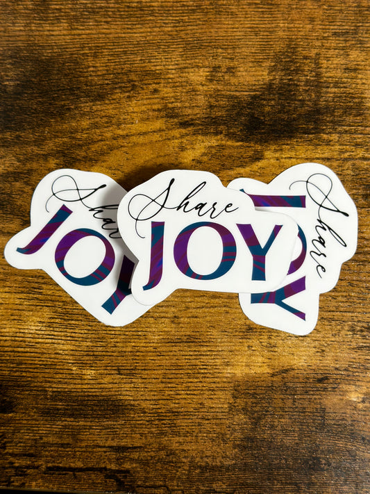 Share Joy Sticker
