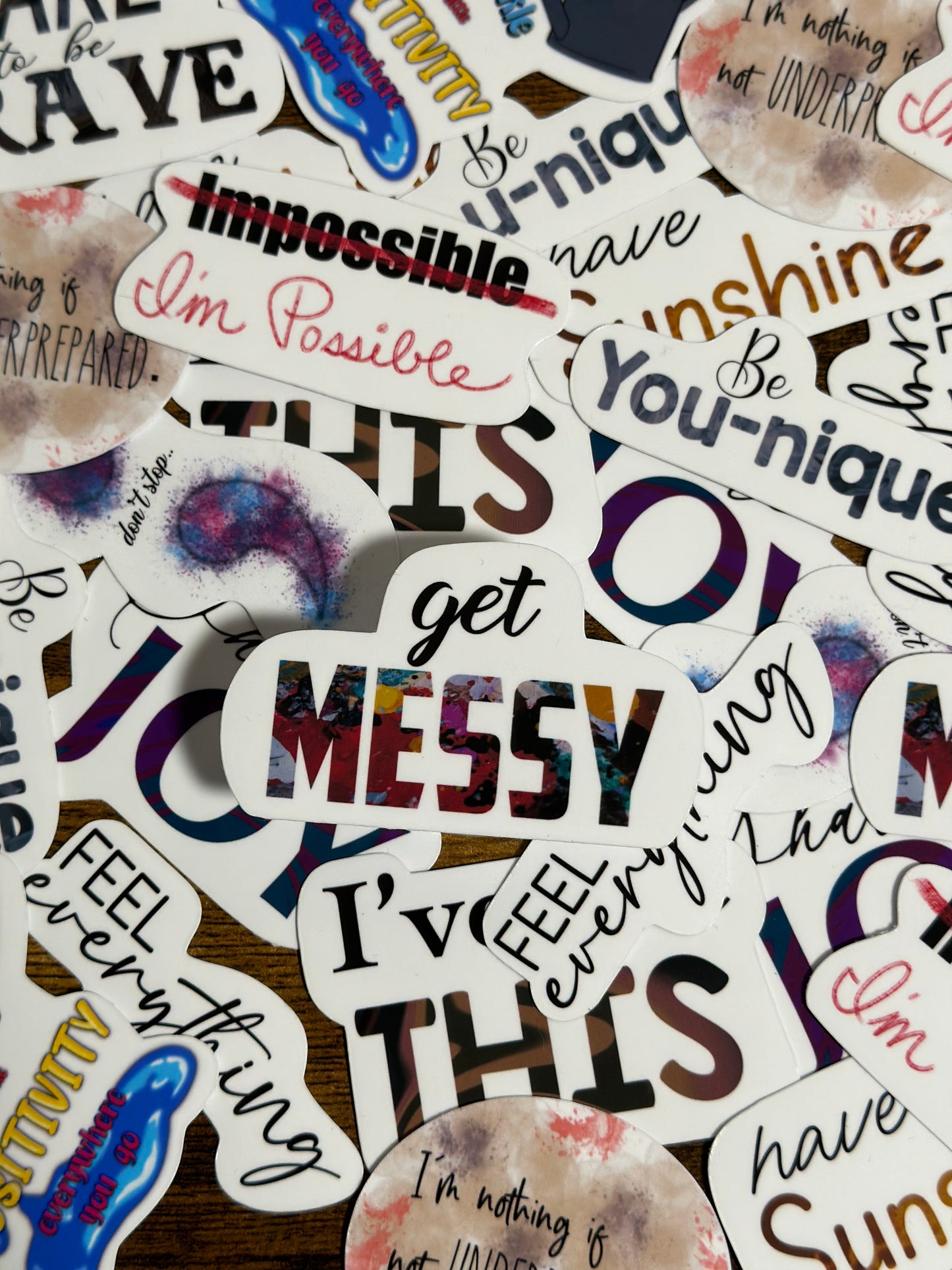 Get Messy Sticker