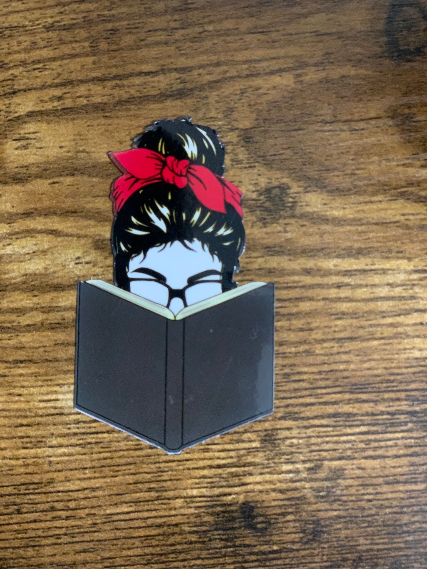 Reading Lady Sticker