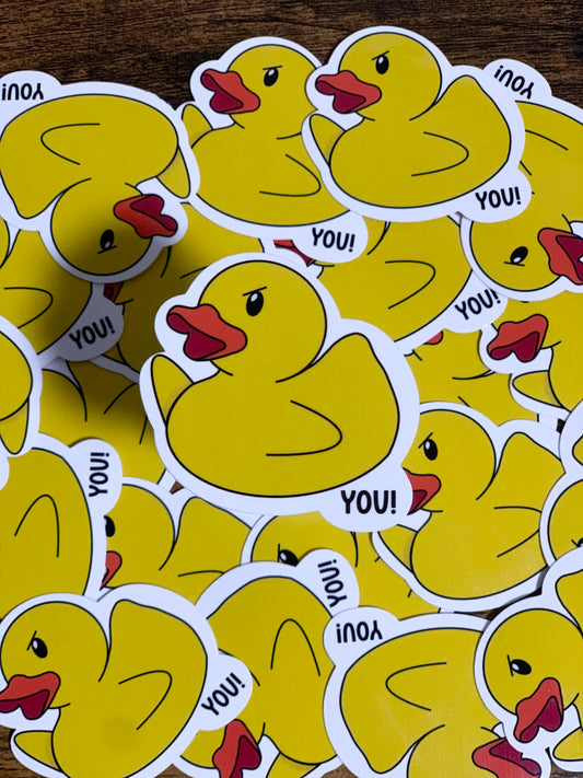 DUCK You! Sticker