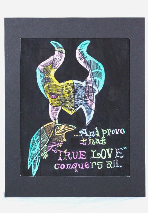 Cursed - 9x12 Illusion Scratch Art