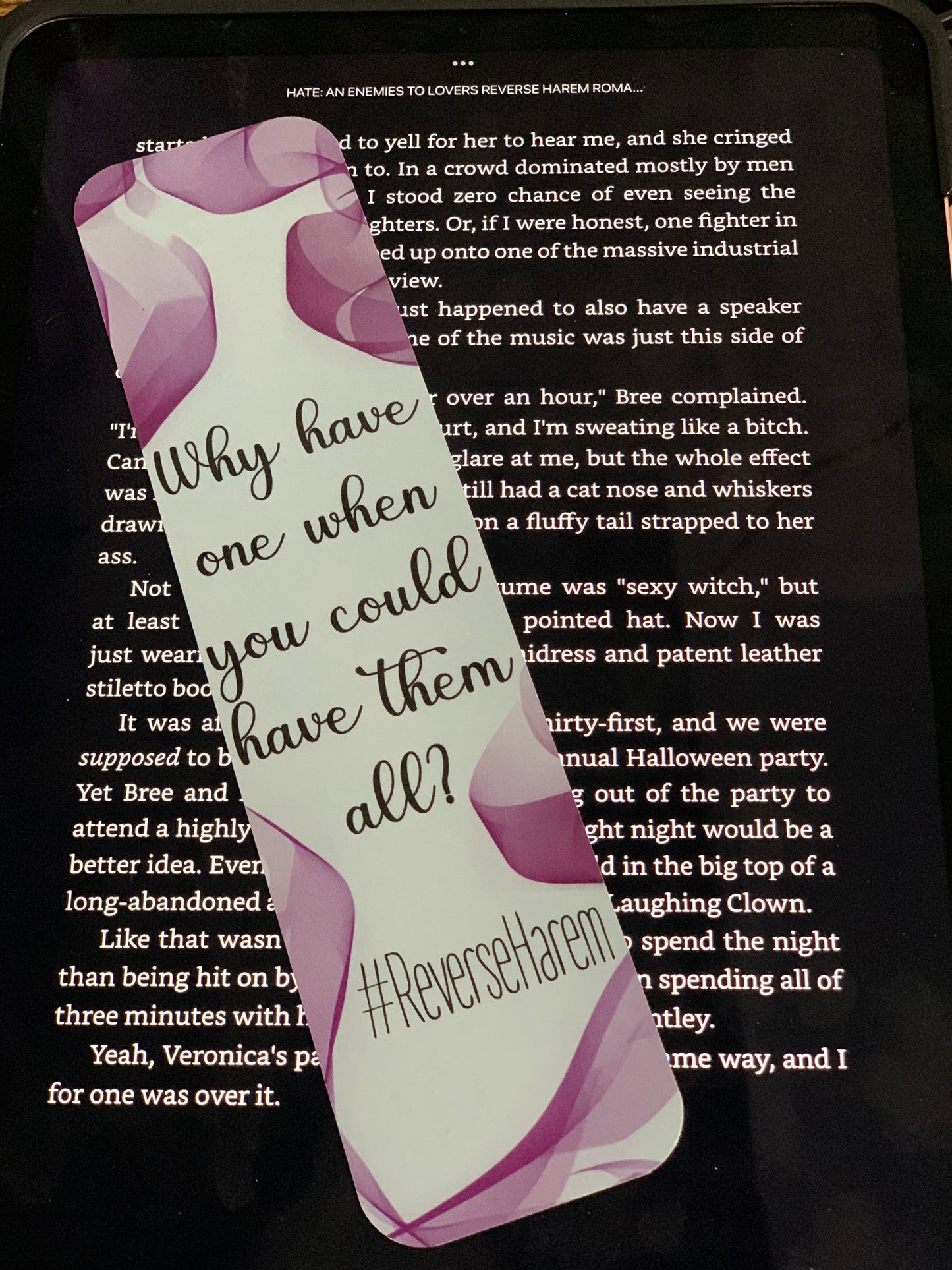 CLEARANCE 8x2 RH Romance Bookmark