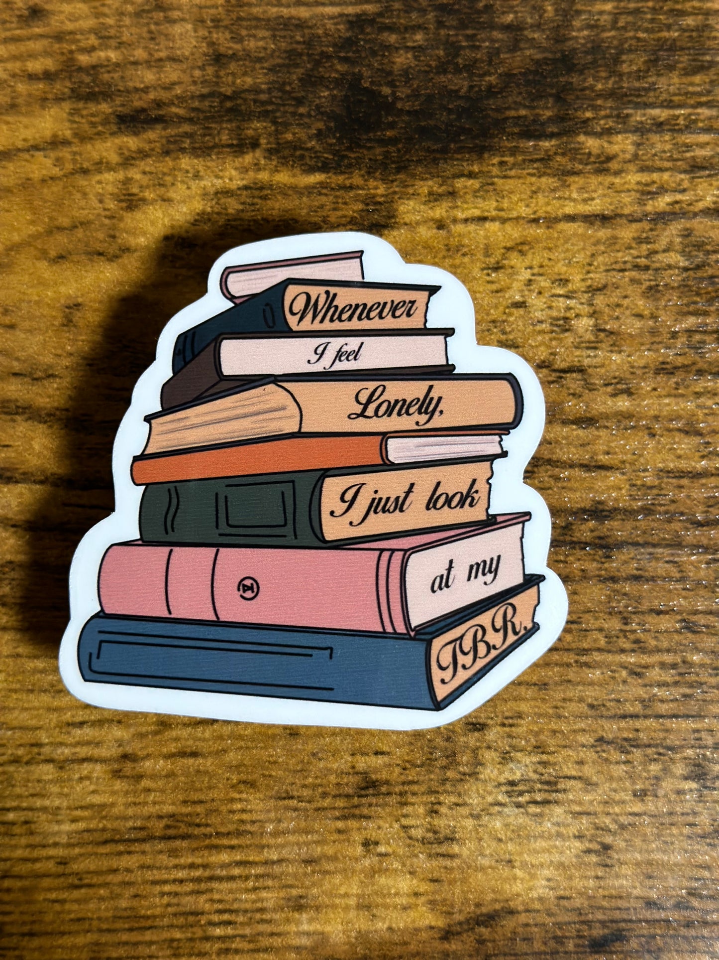 Lonely TBR Sticker