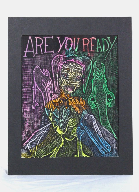 CLEARANCE - Other Side - 9x12 Illusion Scratch Art