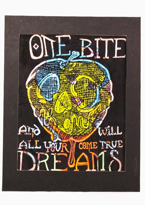 Poisoned Dreams - 9x12 Illusion Scratch Art