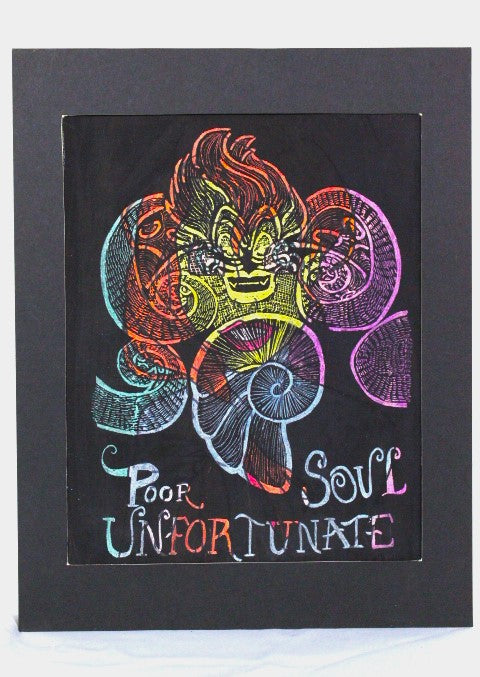 Sirens - 9x12 Illusion Scratch Art