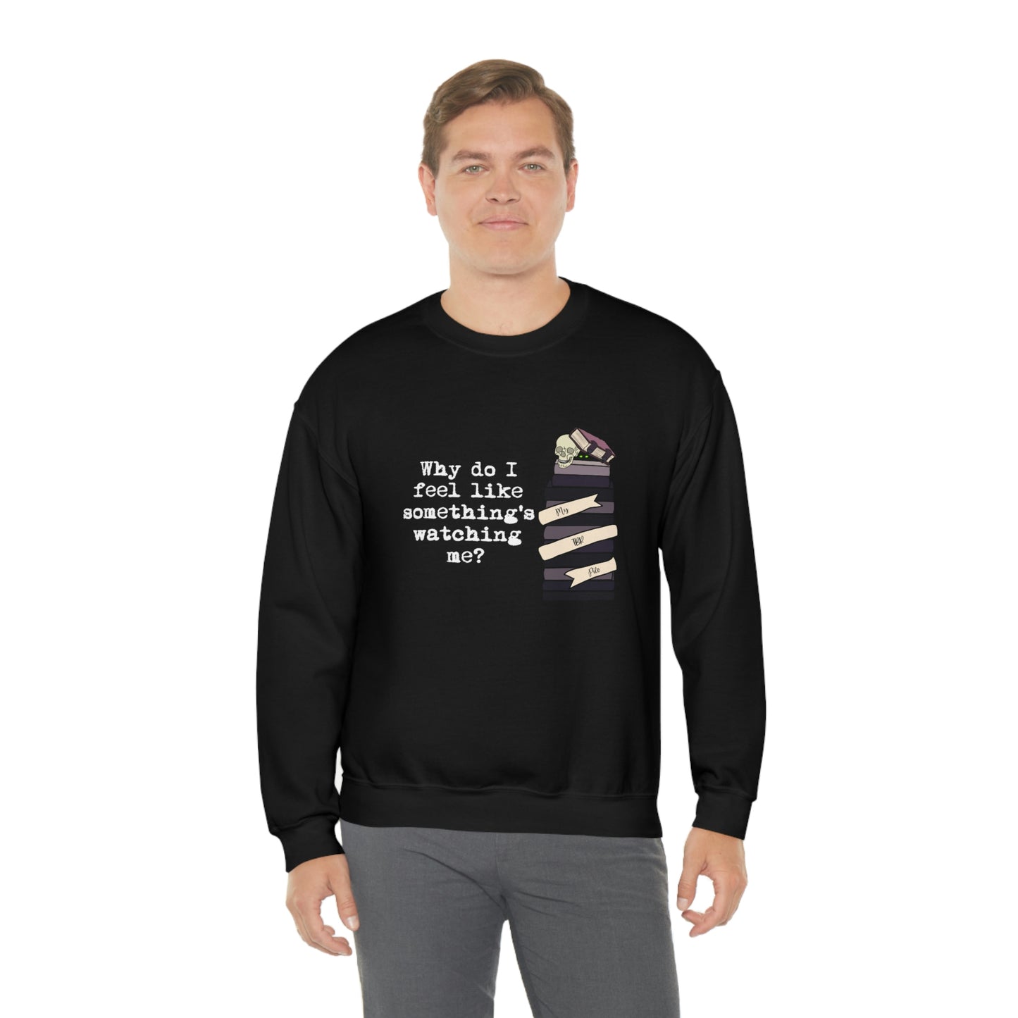 TBR Book Lover Dark Color Crewneck Sweater