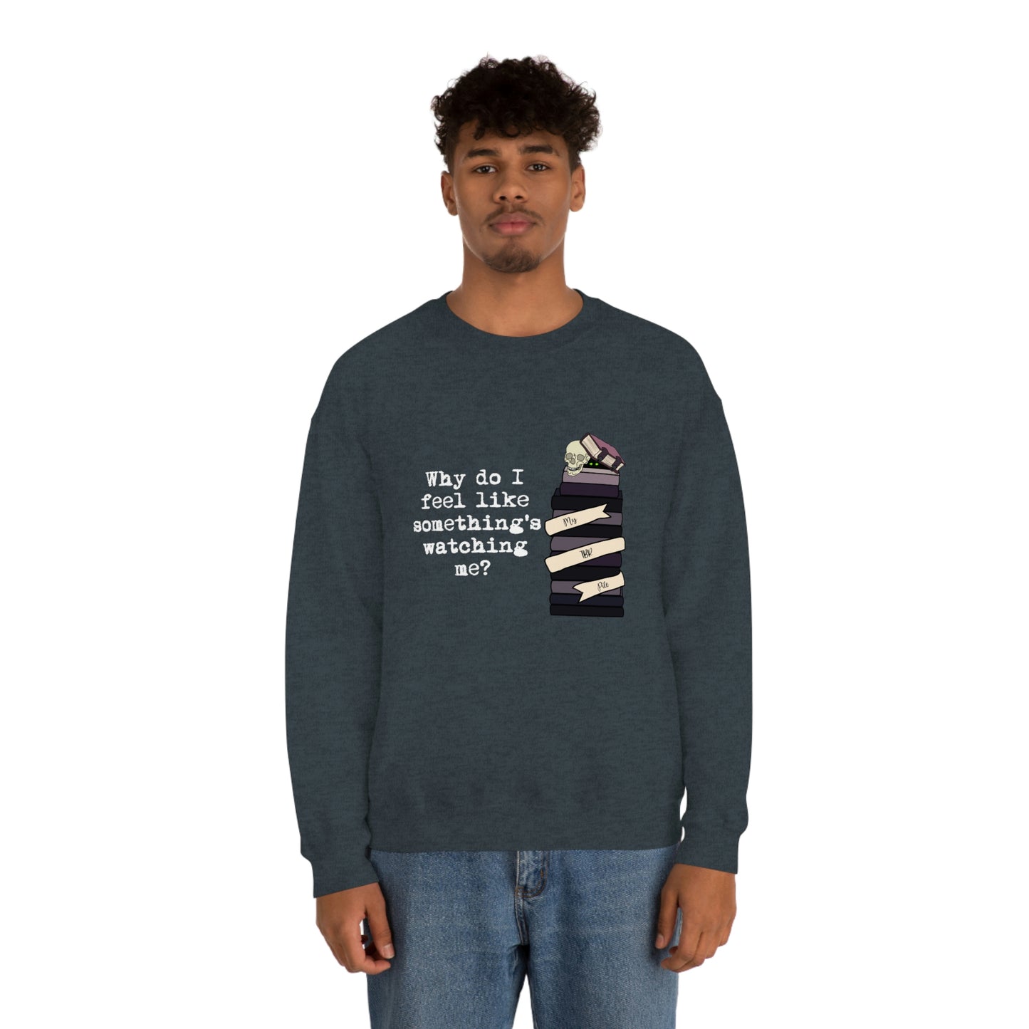TBR Book Lover Dark Color Crewneck Sweater