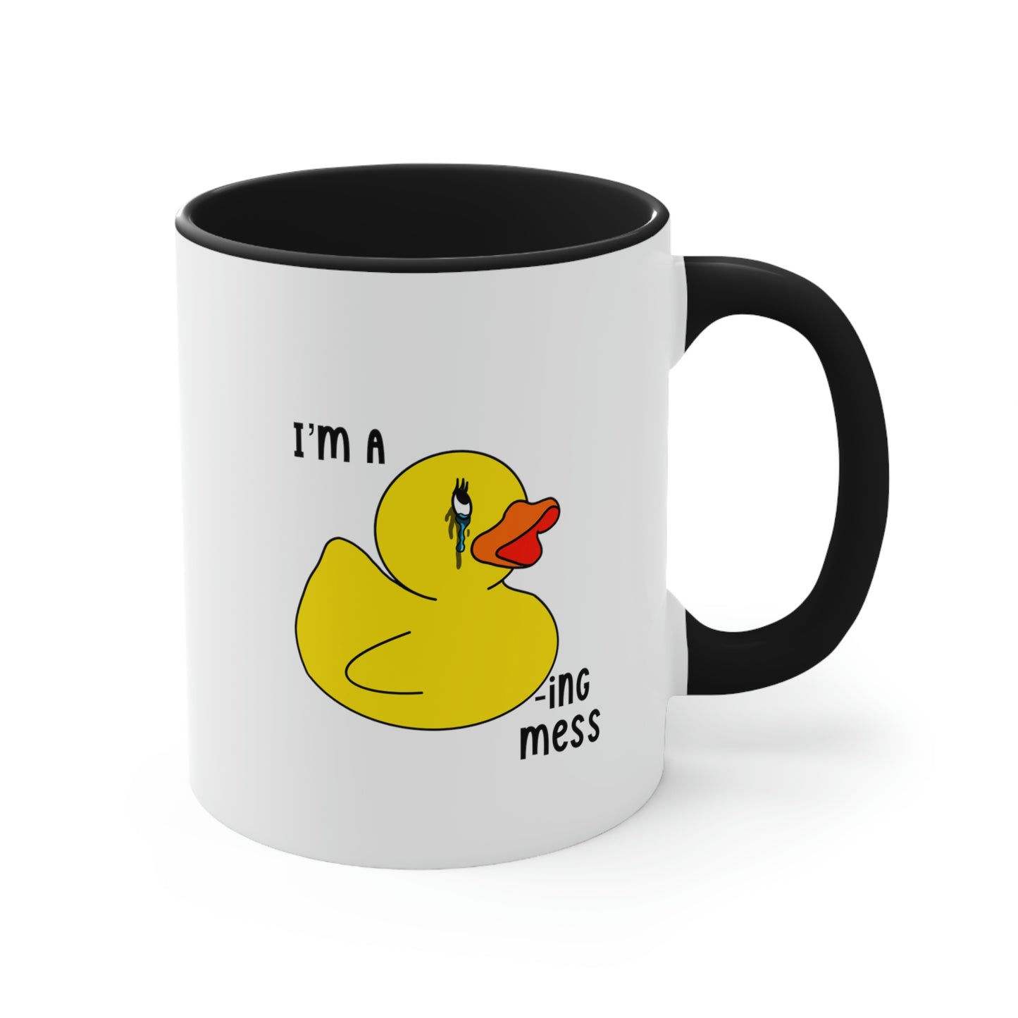 Ducking Mess Coffee Mug, 11oz