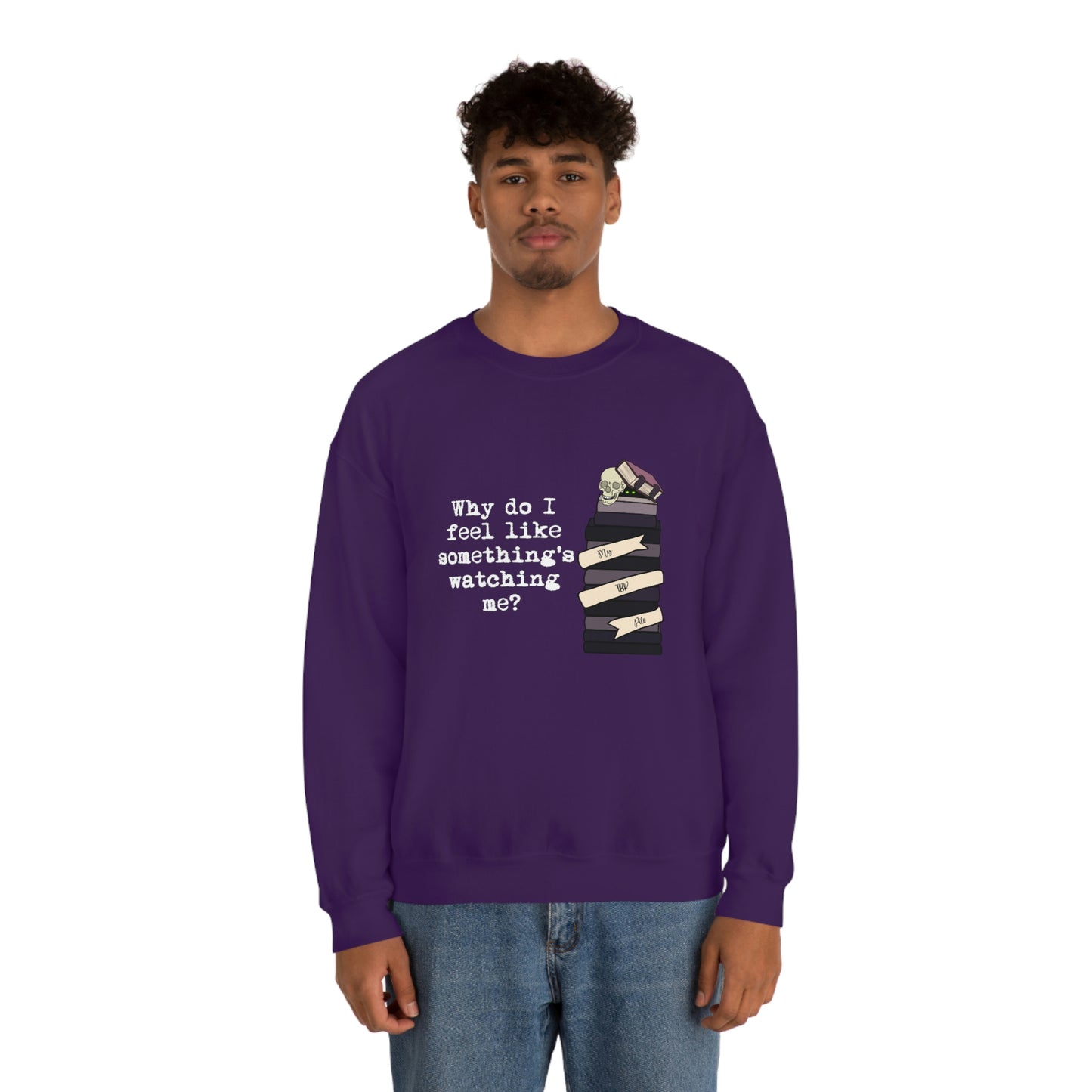 TBR Book Lover Dark Color Crewneck Sweater