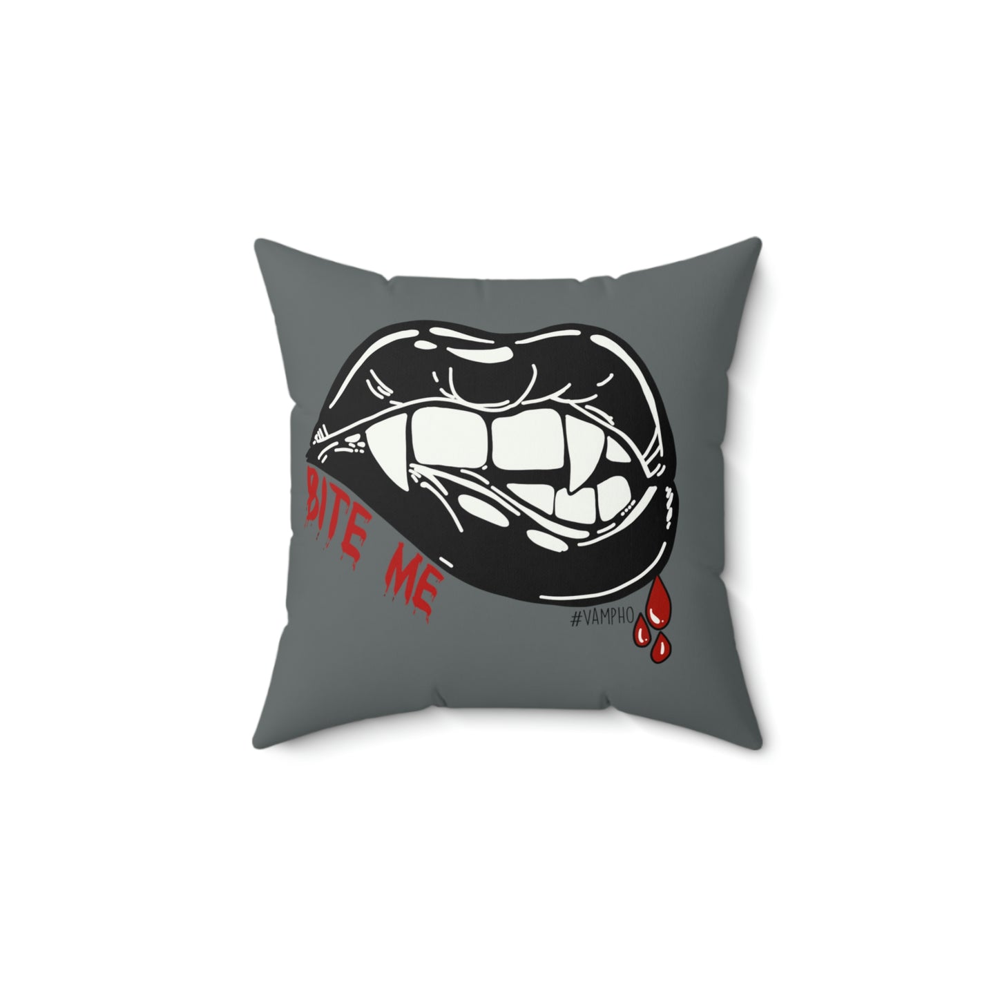 Bite Me Vampire Pillow