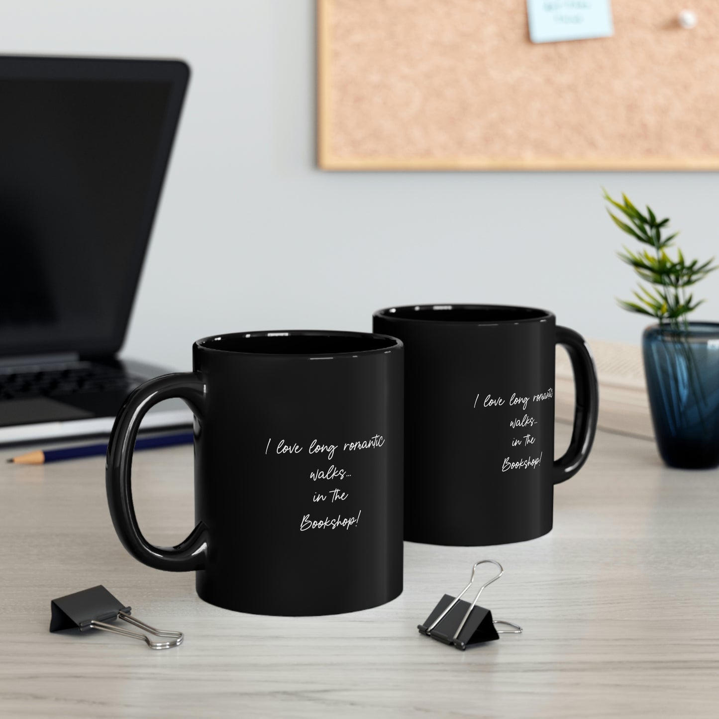 Bookshop 11oz Black Mug
